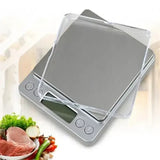 Digital Kitchen Scale Mini Pocket Stainless Steel Precision Jewelry Electronic Balance Weight Gold Gram 0.1/3000g Weigh