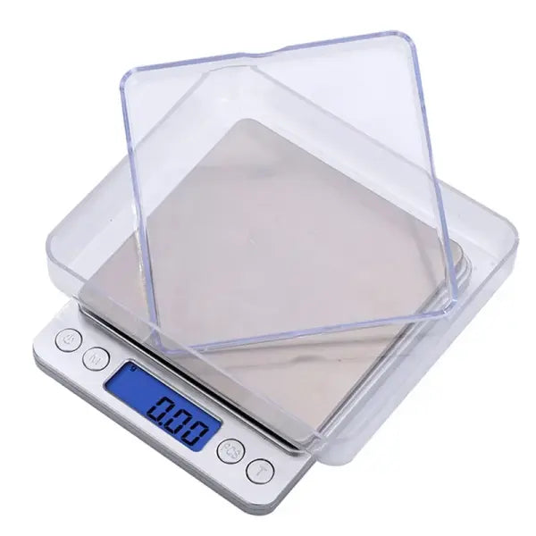 Digital Kitchen Scale Mini Pocket Stainless Steel Precision Jewelry Electronic Balance Weight Gold Gram 0.1/3000g Weigh