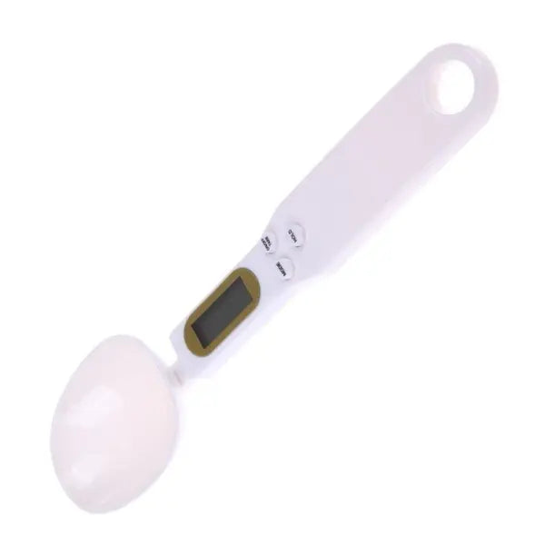 Digital Spoon Scale Measuring Tool LCD Display – Precise Kitchen Baking - White - None