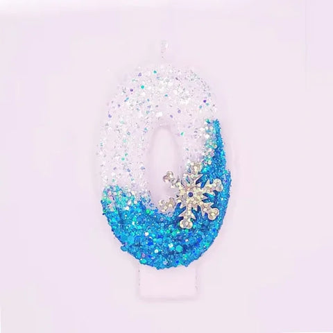 Disney Frozen Glitter Number Candles for Birthday Party or Special Occasion - Number
