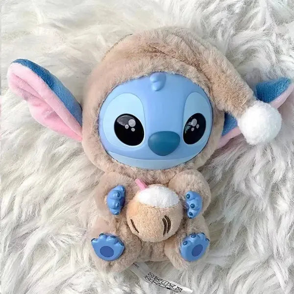 Disney nuevo Stitch Plush Doll Blind Box Eat Before Sleep Series Vinyl Hanging Bag Cute Mystery Toy - No box -05