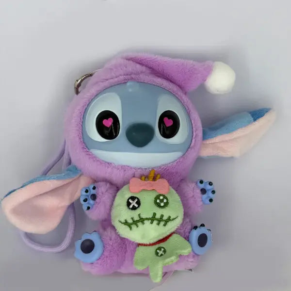 Disney nuevo Stitch Plush Doll Blind Box Eat Before Sleep Series Vinyl Hanging Bag Cute Mystery Toy - No box -06