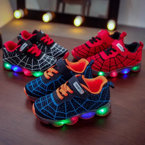 Disney Spiderman Kids Sneakers – Breathable Anti-Slip Casual Shoes for Boys
