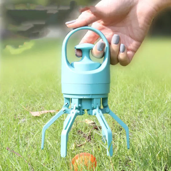 Dog Poop Scooper Eight-Claw Shovel Built-in Poop Bag Hair Remover