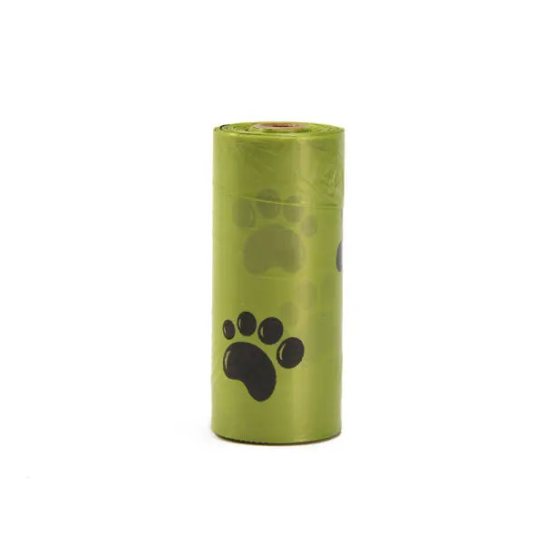 Dog Poop Scooper Eight-Claw Shovel Built-in Poop Bag Hair Remover - Paw Print Waste Bag