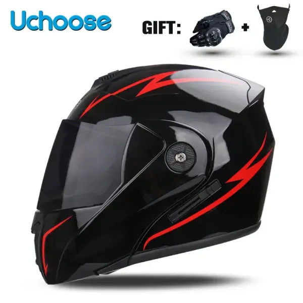DOT Certified Unisex Helmet ABS Double Lens Maximum Safety - 14 / M