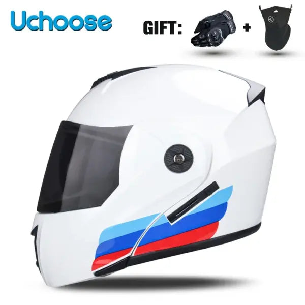 DOT Certified Unisex Helmet ABS Double Lens Maximum Safety - 22 / M
