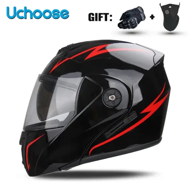 DOT Certified Unisex Helmet ABS Double Lens Maximum Safety - 13 / M