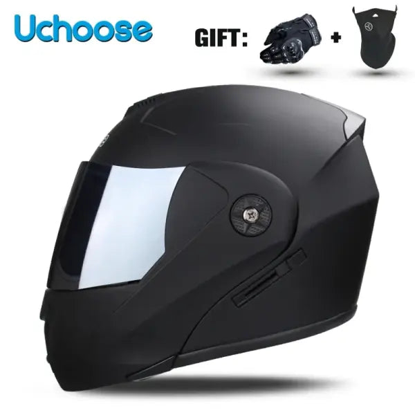 DOT Certified Unisex Helmet ABS Double Lens Maximum Safety - 7 / S