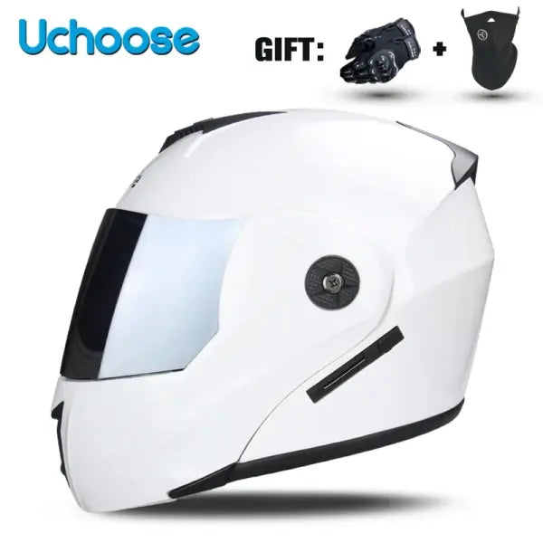 DOT Certified Unisex Helmet ABS Double Lens Maximum Safety - 11 / S