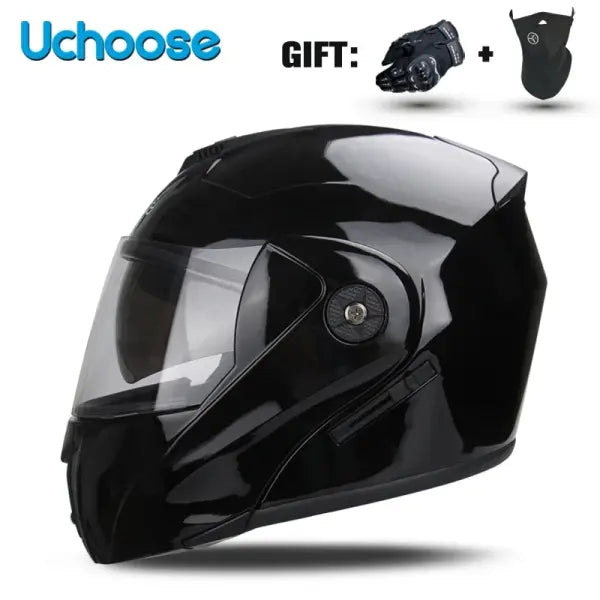 DOT Certified Unisex Helmet ABS Double Lens Maximum Safety - 1 / S