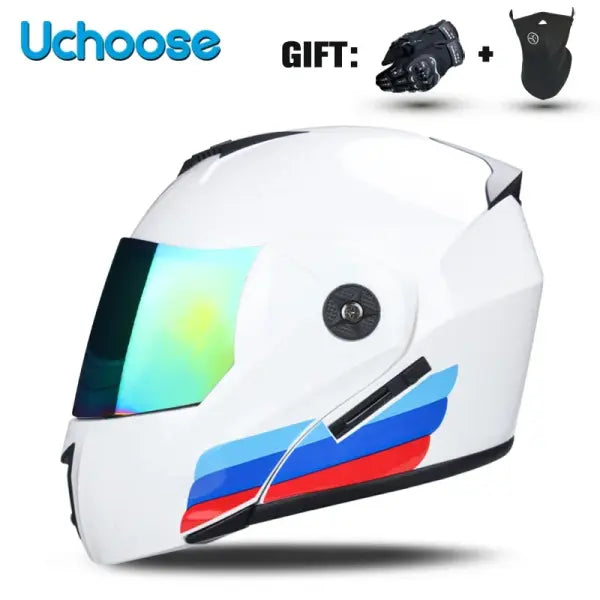 DOT Certified Unisex Helmet ABS Double Lens Maximum Safety - 23 / S