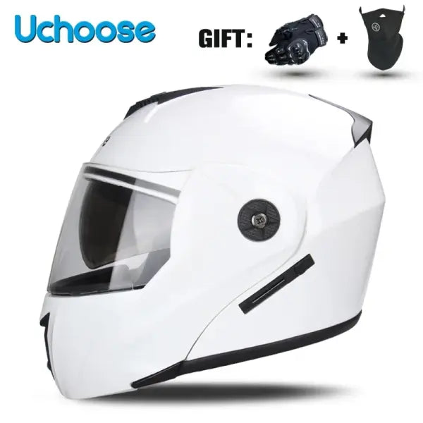 DOT Certified Unisex Helmet ABS Double Lens Maximum Safety - 9 / M