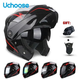 DOT Certified Unisex Helmet ABS Double Lens Maximum Safety