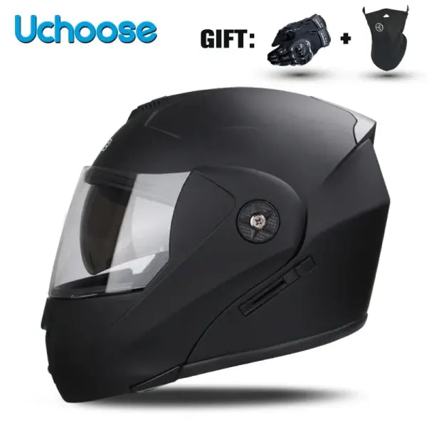 DOT Certified Unisex Helmet ABS Double Lens Maximum Safety - 5 / M