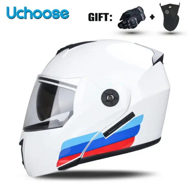 DOT Certified Unisex Helmet ABS Double Lens Maximum Safety - 21 / M