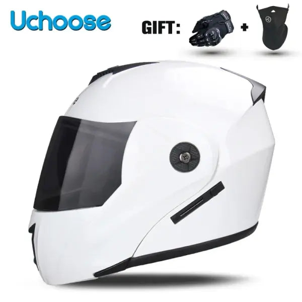 DOT Certified Unisex Helmet ABS Double Lens Maximum Safety - 10 / M
