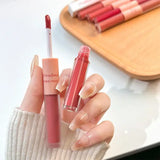 Double End Lip Glaze Full Gloss Mirror And Matte Velvet Long Term Color And Moisture Lip Gloss Anti Stain Cosmetic Lip