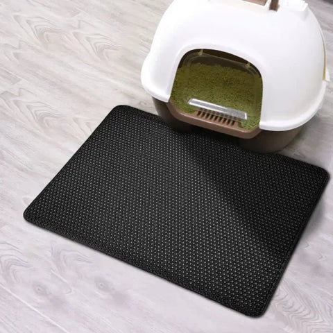 Double Layer Waterproof Cat Litter Mat – Non-Slip, Washable Pad Gift - Himpall