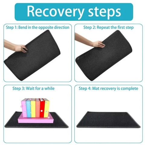 Double Layer Waterproof Cat Litter Mat – Non-Slip, Washable Pad Gift - Himpall