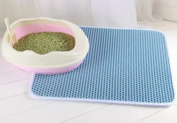Double Layer Waterproof Cat Litter Mat – Non-Slip, Washable Pad Gift - Himpall