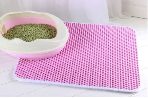 Double Layer Waterproof Cat Litter Mat – Non-Slip, Washable Pad Gift - Himpall