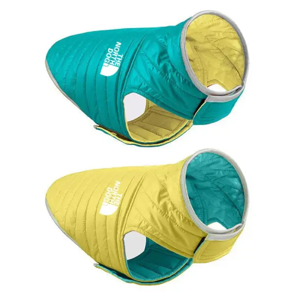 Double-Sided Winter Dog Coat – Warm Soft Vest for Small & Medium Dogs Chihuahua Puppy Clothes - Yellow / XS（old） / CHINA