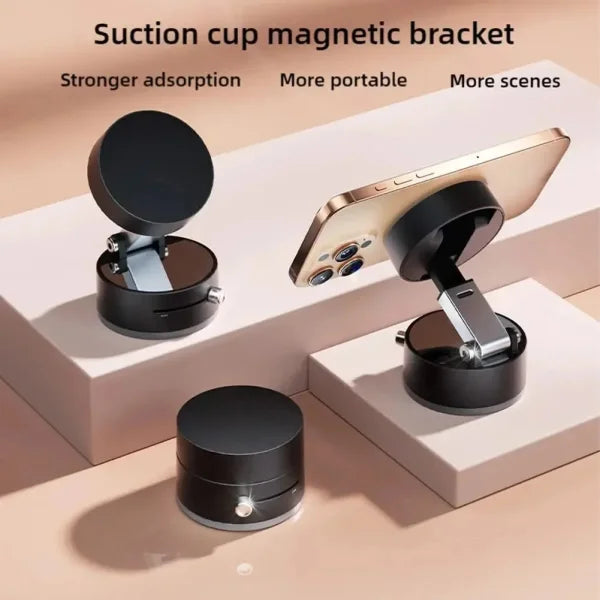 Double-Sided Magnetic Car Phone Holder – Ultra Stable Suction Mount - Himpall