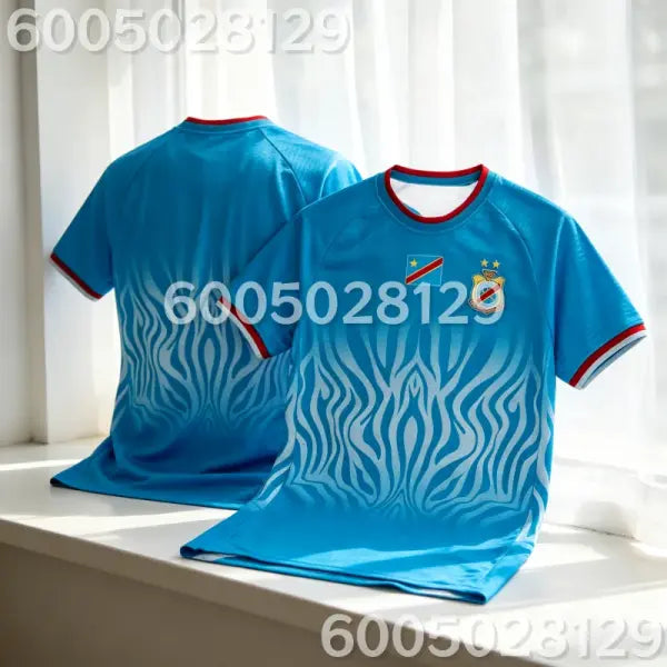 DR Congo Football Jersey Rope Type Breathable Y2k Streetwear Top