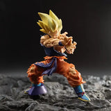 Bandai Dragon Ball Z Son Goku Anime Figure Battle Damage Statue - No Box