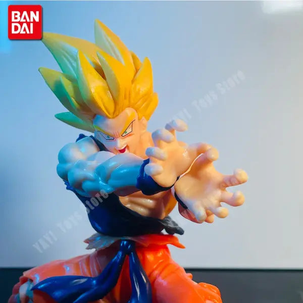 Bandai Dragon Ball Z Son Goku Anime Figure Battle Damage Statue - No Box