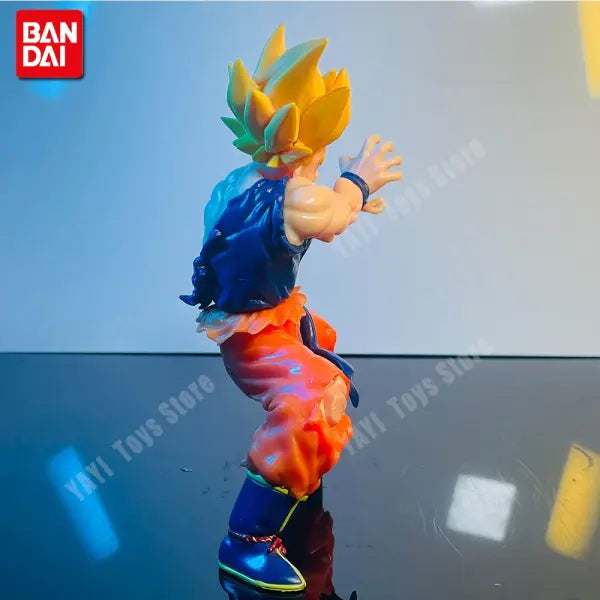 Bandai Dragon Ball Z Son Goku Anime Figure Battle Damage Statue - No Box