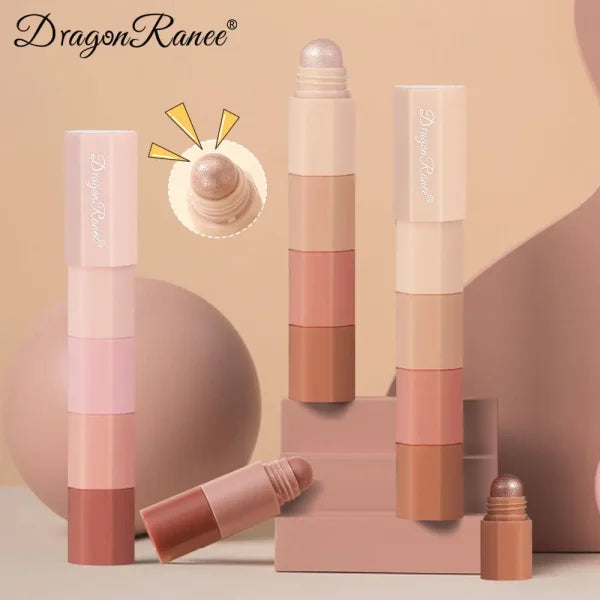 Dragon Ranee 4-Color Lazy Eyeshadow Pencil in Silkworm Pearlescent Finish - Himpall