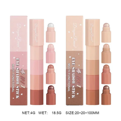 Dragon Ranee 4-Color Lazy Eyeshadow Pencil in Silkworm Pearlescent Finish - Himpall