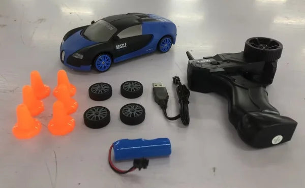 Drift RC Car – High-Speed Remote Control Car with Racing Tires - 124 Classic Gadi / Standard