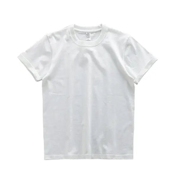 Dukeen 280gsm Oversized Cotton T-Shirt for Men – Summer Short Sleeve Casual Solid Color Tee