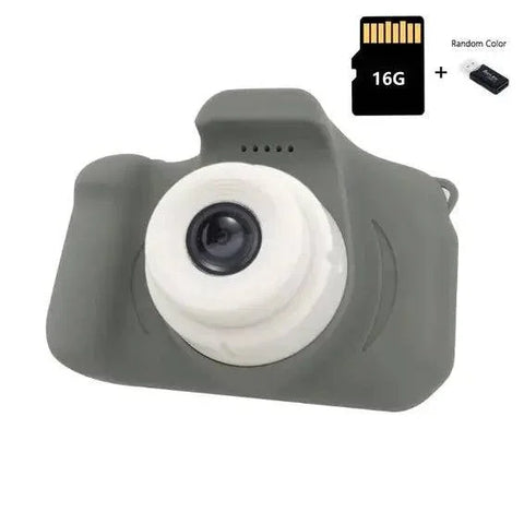 Waterproof Kids Camera - Grey 16G TF Card