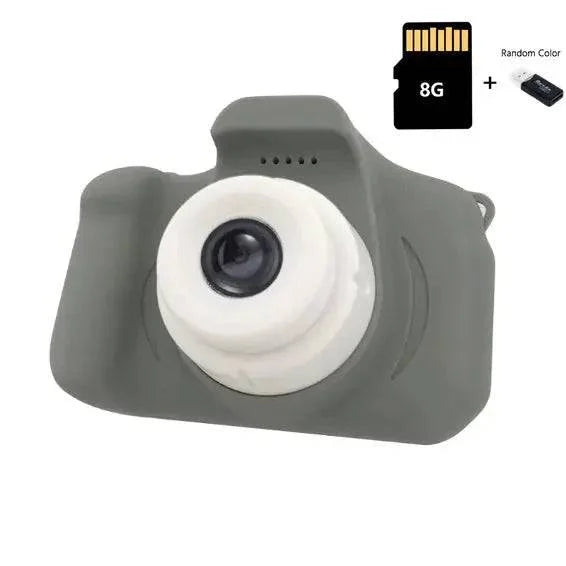 Waterproof Kids Camera - Grey 8G TF Card