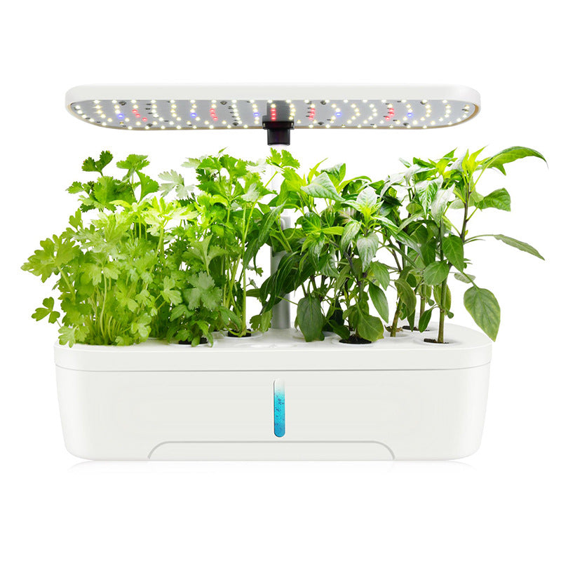 Full Spectrum Led Grow Light Intelligent Hydroponic Planter Vegetable Planting Machine - 12 Hole White / AU