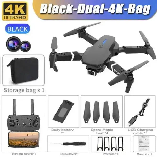 E88Pro RC Drone with Dual HD Camera and Altitude Hold Mode - Himpall