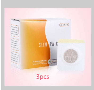 Navel Belly Button Patch Slimming Patch Abdomen Magnetic Detox Sticker - 30 Pcswith Box 3pcs