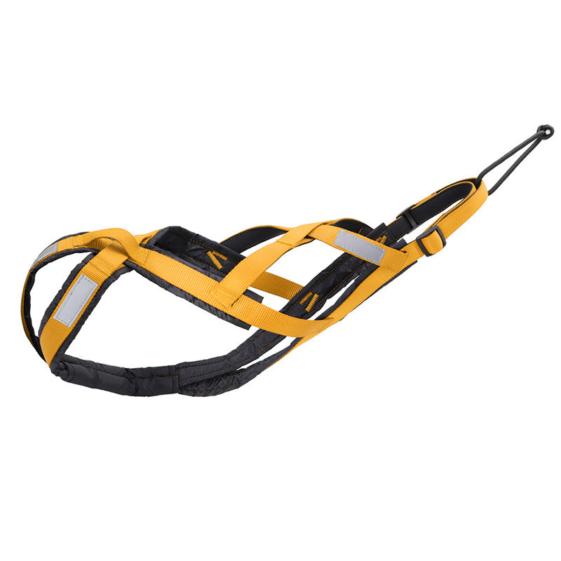 Large Dog Vest Alaska Sled Dog Hand Holding Rope - Jiao Yellow / 2XL Size - Hair Remover