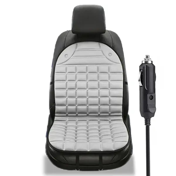 EAFC 12V Heated Car Seat Cushion – Winter Heating Pad & Warmer Seat Protector for Vehicles - 1pcs Gray