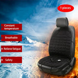 EAFC 12V Heated Car Seat Cushion – Winter Heating Pad & Warmer Seat Protector for Vehicles