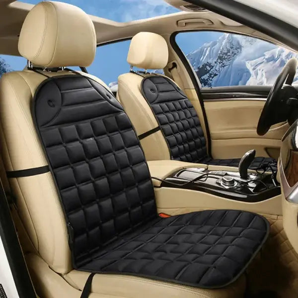 EAFC 12V Heated Car Seat Cushion – Winter Heating Pad & Warmer Seat Protector for Vehicles