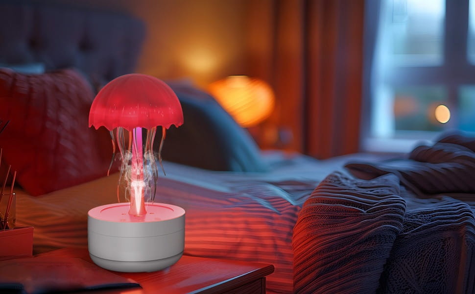 Jellyfish Humidifier Fragrance Diffuser – Colorful Night Light & Heavy Fog