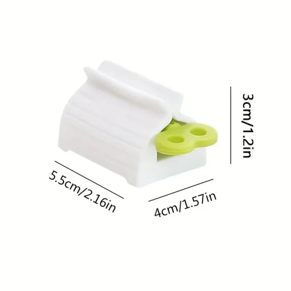 Toothpaste Tube Squeezer Tool for Unisex Use (White) Smooth Dispensing