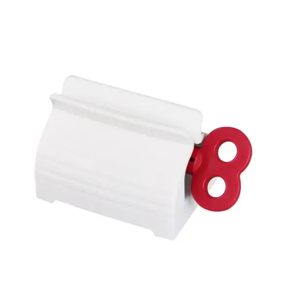 Toothpaste Tube Squeezer Tool for Unisex Use (White) Smooth Dispensing - 3pcs red