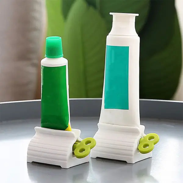 Toothpaste Tube Squeezer Tool for Unisex Use (White) Smooth Dispensing