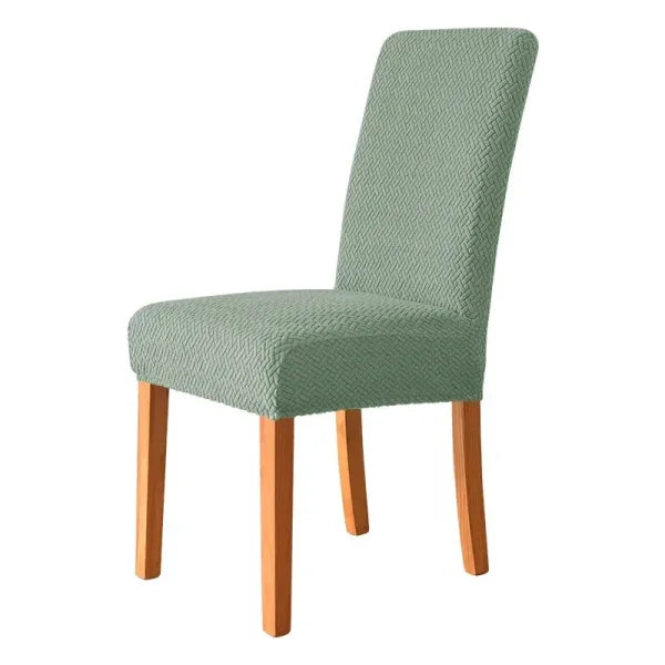 Elastic Chair Cover for Dining & Living Room - Universal Size Durable Seat Protector - Green